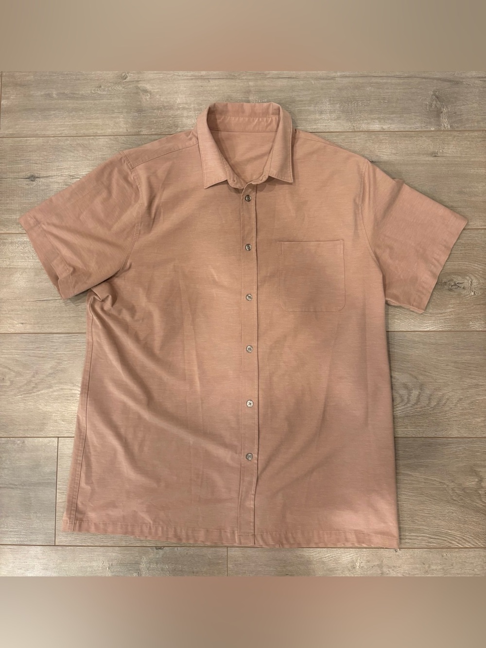 Vuori Shirt Men's XXL Canyon Clay Bridge Button Down Short Sleeve V184